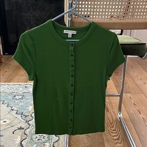 Banana Republic Forest Green Button-Down Shirt